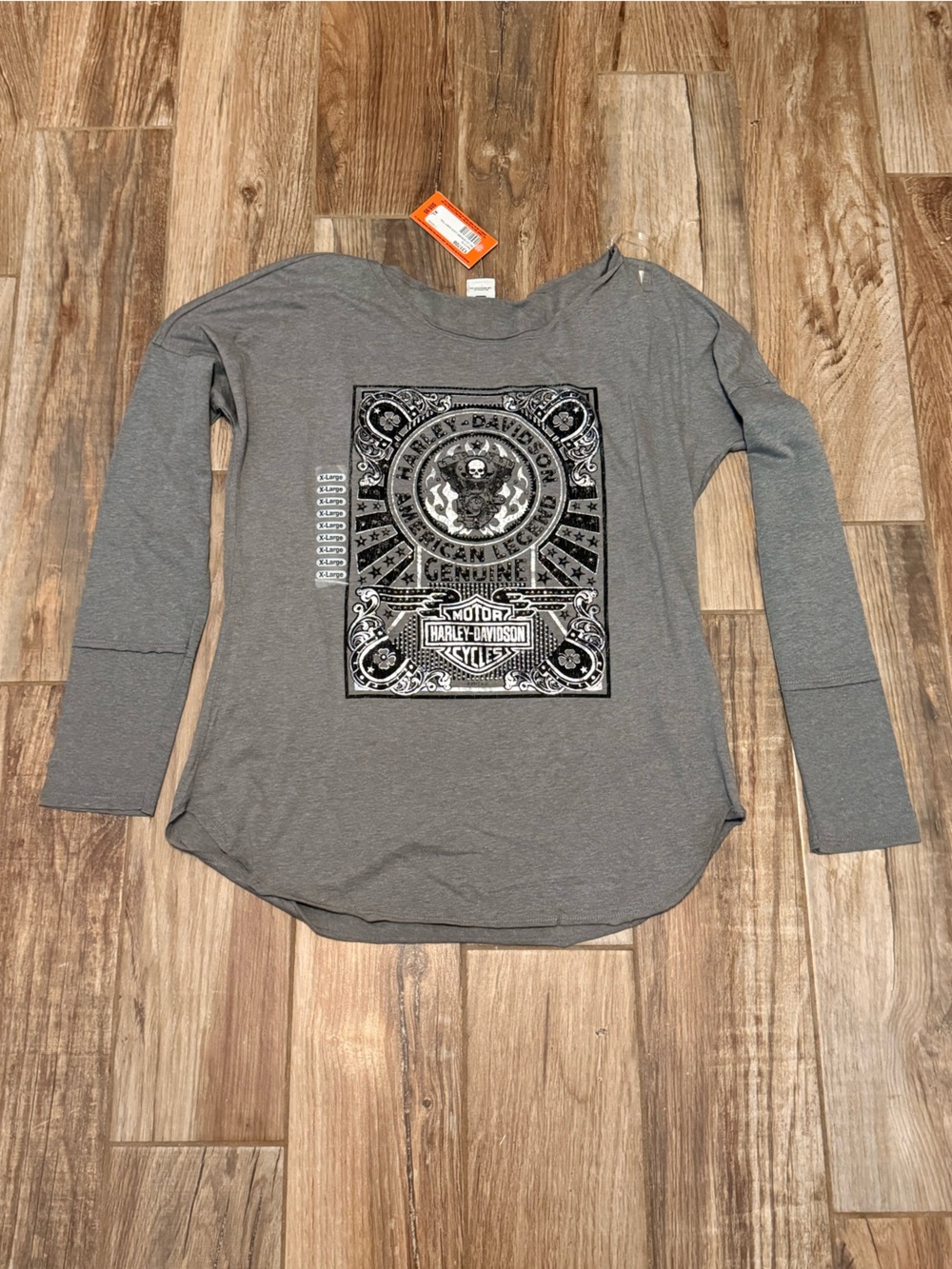Harley Davidson Sequins Long Sleeve